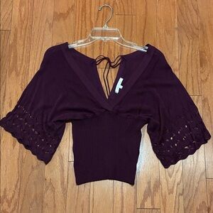 Chic Deep Purple Women's Top